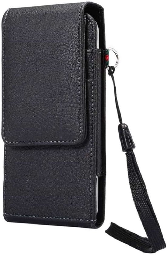 Holster Case Belt Clip Rotary 360 with Card Holder and Magnetic Closure voor Xiaomi Poco M4 Pro 4G (2022) - Black