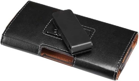 Holster Leather Case Belt Clip Rotary 360º Magnetic Closure voor Oneplus Nord N200 5G (2021) - Black