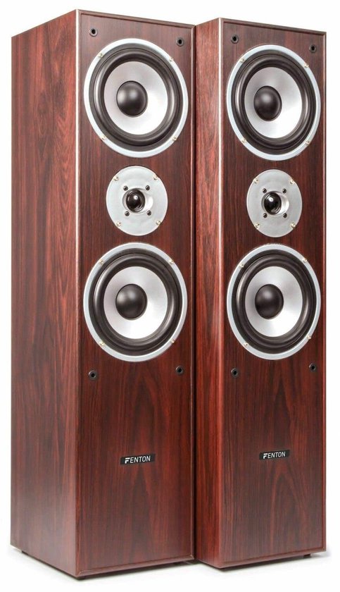Home Cinema Set 5.0 Surround Set - 1150 Watt Vermogen - Hout Materiaal - Wandmontage - HiFi Speaker