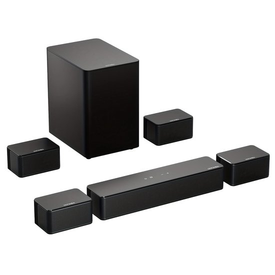 Home Cinema Set – Surround Sound Systeem – Home Theater Geluidssysteem – Speakerset – Draadloze Subwoofer – 7.1 Kanaals Surround – 410W Pieken – App Met 121 EQ-Presets van Merkloos