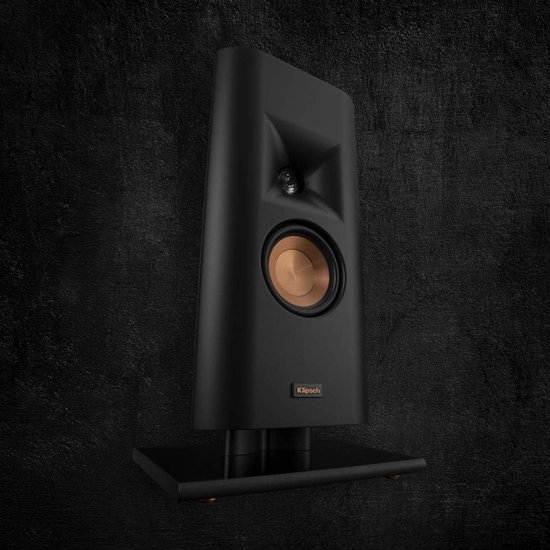 Home Luidspreker - Vloerstaande Luidspreker - Home Cinema Geluid - Hoorn Geladen Akoestiek - Slanke Muur Oplossing - Mat Zwart van home