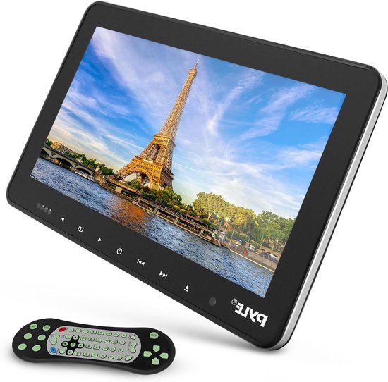 Hoofdsteun Monitor - Auto DVD Speler - Reizen Achterbank - Ingebouwde CD Speler - 10.5 Inch Scherm