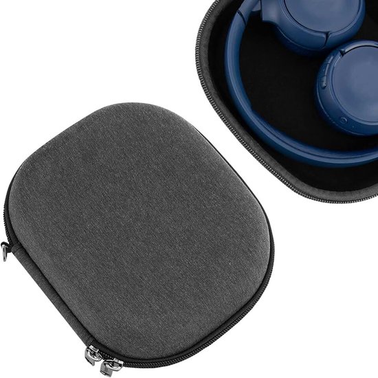 Hoofdtelefoon hoes voor JBL Tune 560BT, reisdraagtas compatibel met JBL Tune 510BT, Tune 660 BTNC (donkergrijs)