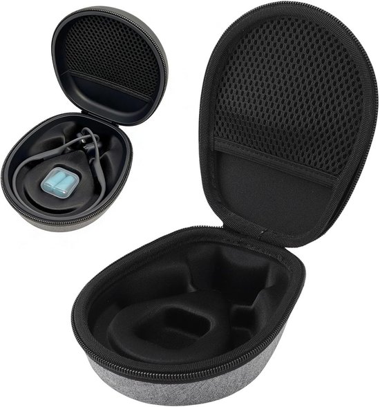Hoofdtelefoonhoes, Harde Opbergtas met Gaasvak voor OpenRun Pro 2 1 Mini, OpenMove 2, OpenSwim Pro/, T10 Air en Accessoires