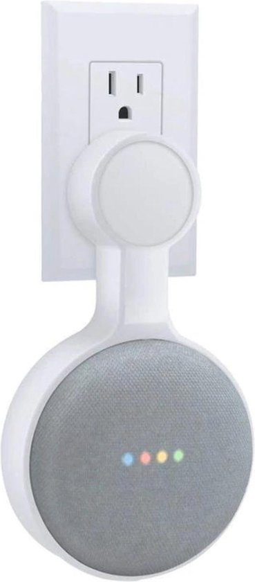 Houder geschikt voor Google Home Mini Houder - Wit - Generatie 1 van Puckator.