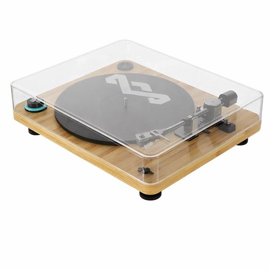 House of Marley Platenspeler Stofkap - Duurzaam Hard Plastic - Transparant - Geschikt voor de Stir It Up / Stir It Up BT / Stir It Up Lux