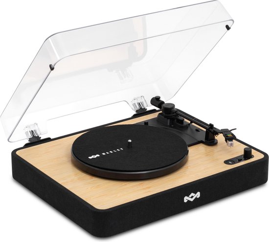 House of Marley Revolution Bluetooth Platenspeler - LP Speler - Vinyl - Ingebouwde Stofkap - Auto-stop - Audio Technica element - Anti Skate - Gemaakt van Duurzame Materialen