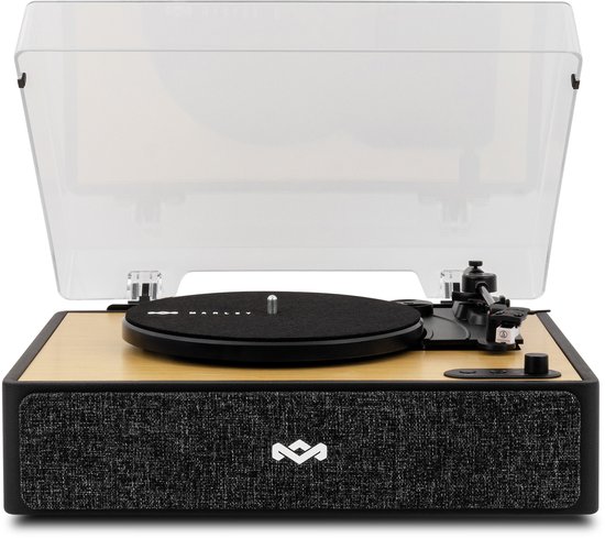 House of Marley Rise Up Bluetooth Platenspeler - Ingebouwde Speakers - Vinyl - Bluetooth Speakers - Auto-stop - Draadloos - Home Audio - Gemaakt van Duurzame Materialen