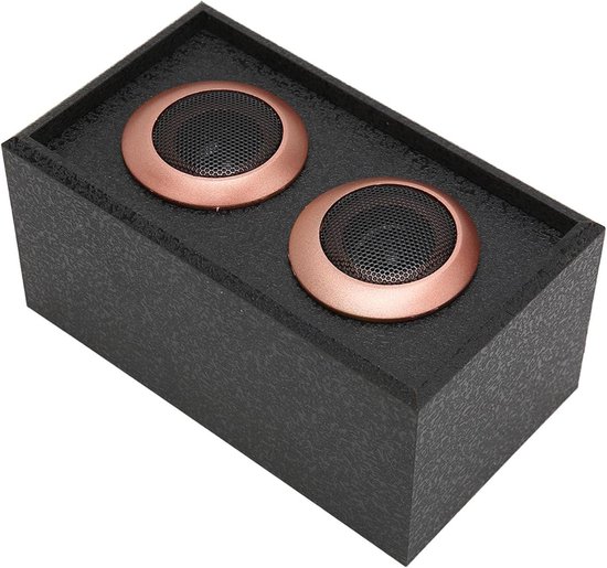 Houten Luidspreker - Passieve Speaker - Muziek Luisteren - Houten Kast Ontwerp - 35W - Zwart