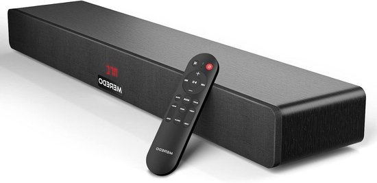 Houten Soundbar - Geluidsbox TV - Thuisbioscoop Ervaring - Geïntegreerde Subwoofer - 71 cm - Zwart