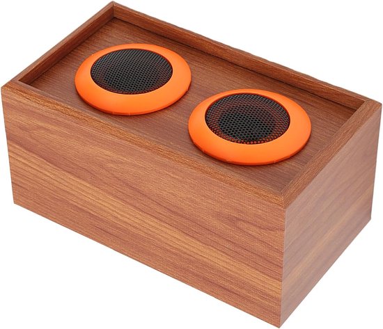 Houten Tweeter Luidspreker - Hoge Tonen Speaker - Muziek Luisteren - Verliesvrij Geluid - 35W Vermogen - Houtnerf