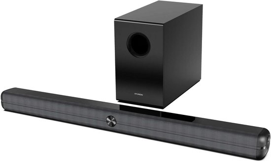 Hyundai Electronics - Soundbar met subwoofer - Pulse - 80 Watt - 2.1CH - Zwart