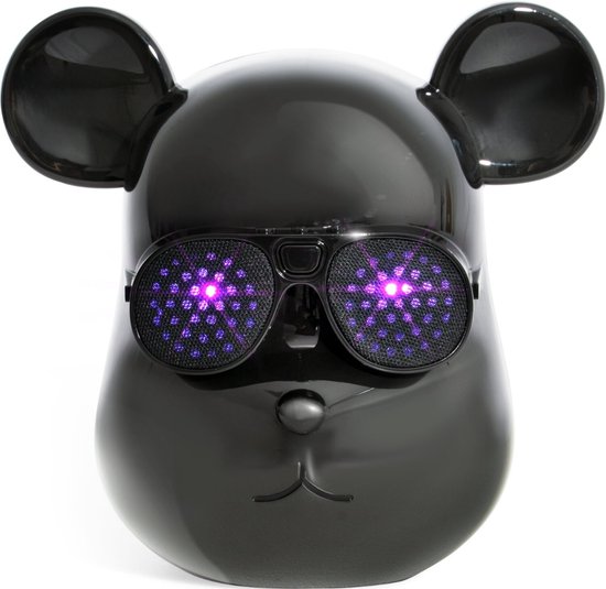 Ibiza Bear-sound, kleine accu bluetooth luidspreker met lichtgevende ogen van Ibiza