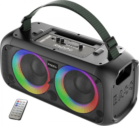 Ibiza sound Speaker streetsound | Muziekbox | 100 Watt | Koppelbaar | Bluetooth | Accu van Ibiza