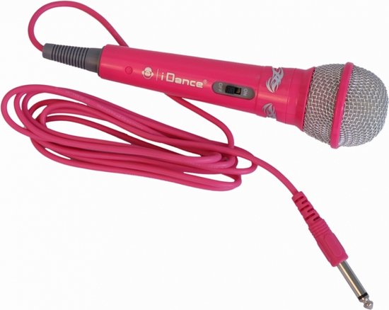 iDance CLM2 Color Mic dynamische microfoon pink van iDance