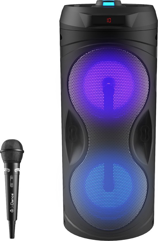 iDance Typhoon 101 Portable bluetooth speaker met USB/SD MP3 speler van Merkloos