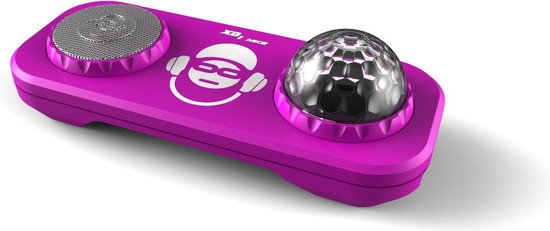 iDance XD2PK Bluetooth Party Systeem met Disco LED-Verlichting - Roze van iDance