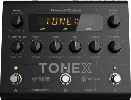 IK Multimedia Tonex - Amp modeller - Zwart van IK Multimedia