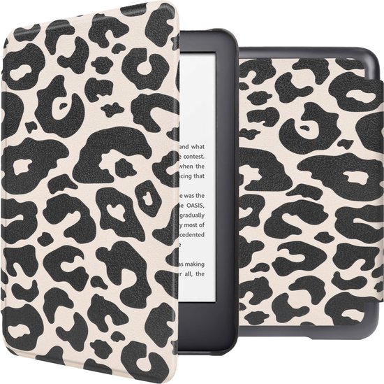 imoshion Ereader Cover / Hoesje Geschikt voor Amazon Kindle (2022) 11th gen - imoshion Design Sleepcover Bookcase zonder stand - / Leopard van iMoshion