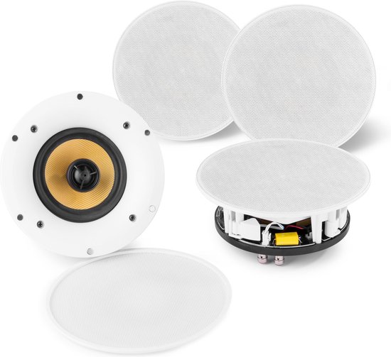 Inbouw speaker set (2x) - Power Dynamics WCS50 wifi plafondspeakers Bluetooth - 200W van Power Dynamics