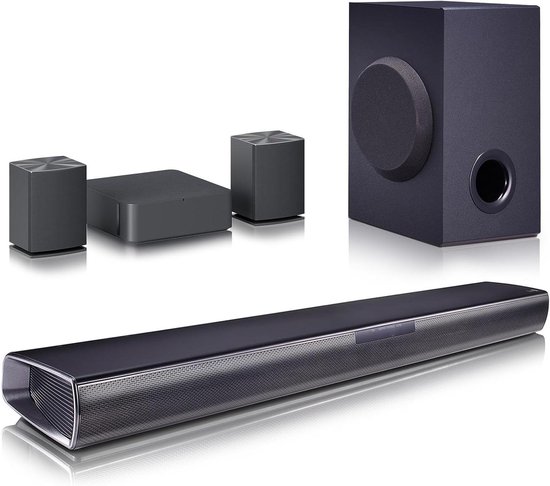 Intelligente Soundbar - Draadloos Geluidssysteem - Home Entertainment - 4.1 Kanaals Surround - 220 W Vermogen - Zwart