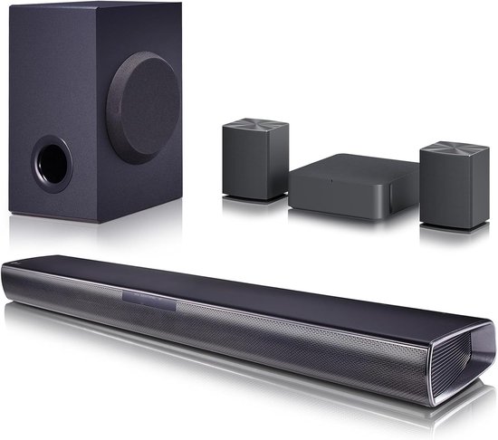 Intelligente Soundbar - Home Audio - Film Avond - Draadloze Achter Speakers - 220 W - Zwart