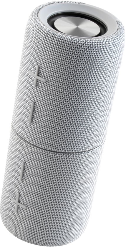 Intempo Aria Duo Speaker - Magnetisch - Draagbare Bluetooth - Grijs van Merkloos