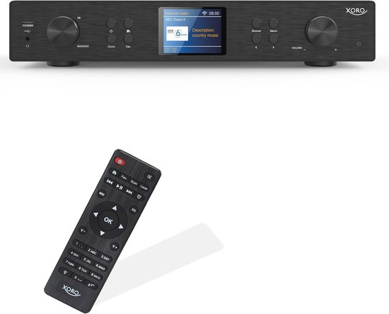 Internetradio met DAB+ en FM, WLAN, Bluetooth en Spotify Connect van Merkloos