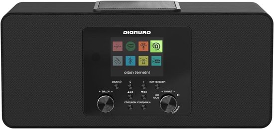 Internetradio met Subwoofer - Digitale Muziekspeler - Muziek Streamen - 2.1 Geluidssysteem - 28 W RMS - Zwart