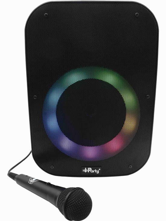 iParty Bluetooth luidspreker met microfoon en meerkleurige lichteffecten