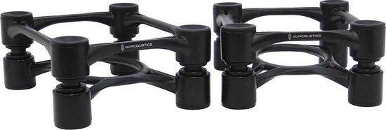IsoAcoustics Aperta 200 Speaker Ontkoppeling Stands, Per Paar, Zwart van Isoacoustics