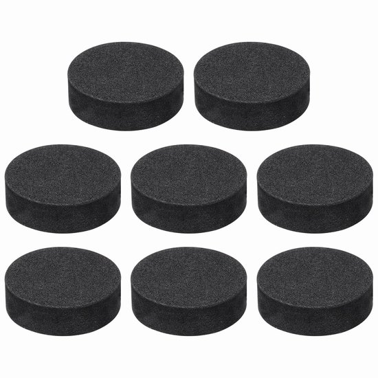 Isolatiepoten 30 x 10 mm - antislip schuimrubberen basis - schokabsorberend - voor luidsprekers en hifi systemen - ShopVlot
