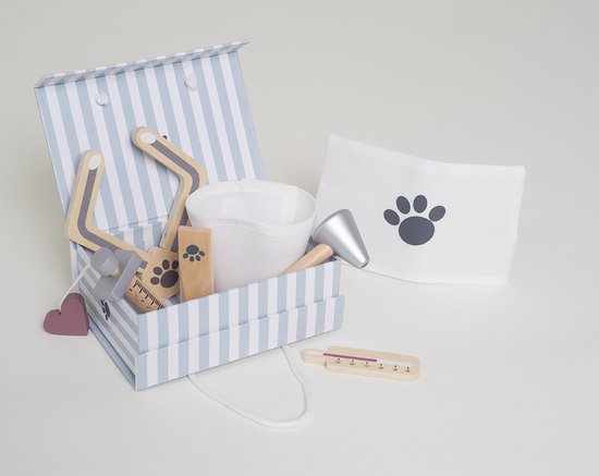 Jabadabado - W7237 Speelgoed dierenarts set van JaBaDaBaDo