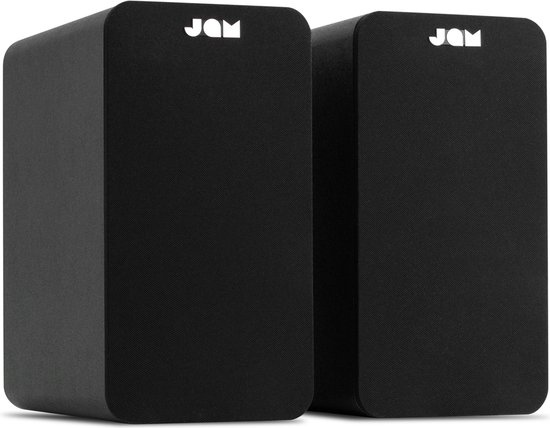 JAM Boekenplank Speakers - Bluetooth - Boekenplank Speakers - Hifi speakers - Stereo Set - Home Audio - Zwart van Merkloos