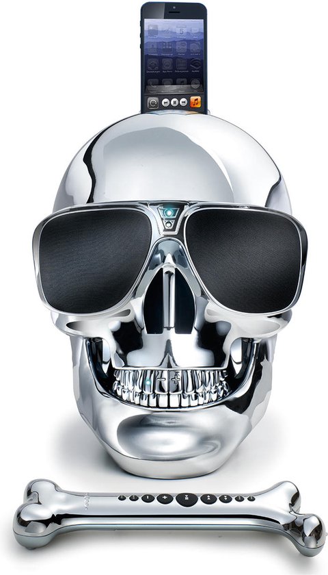 Jarre AeroSkull HD+ chrome silver bluetooth luidspreker