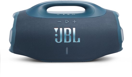 JBL Boombox 4 - Portable Bluetooth Speaker - Draagbaar & Krachtig - Draadloze Muziek Box - 34 uur - Waterdicht - IP68 - Blauw
