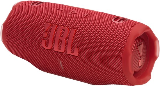JBL Charge 6 - Draadloze Bluetooth Speaker met Afneembare Draagriem - Portable Muziek Box - 28 uur - Waterdicht - IP68 - Rood