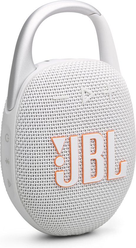 JBL Clip 5 - Draagbare Bluetooth Mini Speaker - Wit van JBL