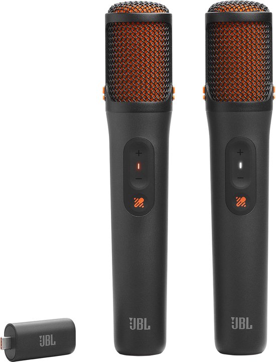 JBL EasySing Mics - Draadloze Microfoons - Geschikt voor USB-C - Karaoke Set - JBL Partybox