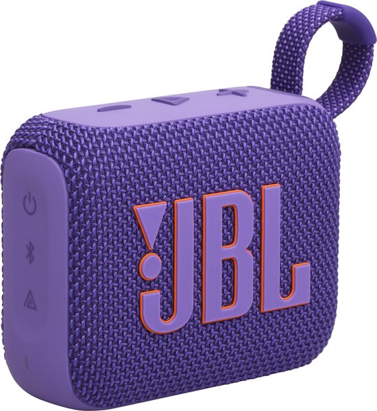 JBL Go 4 - Draadloze Bluetooth Mini Speaker - Draadloos Muziek Box - 7 uur - IP67 - Waterbestendig - Paars