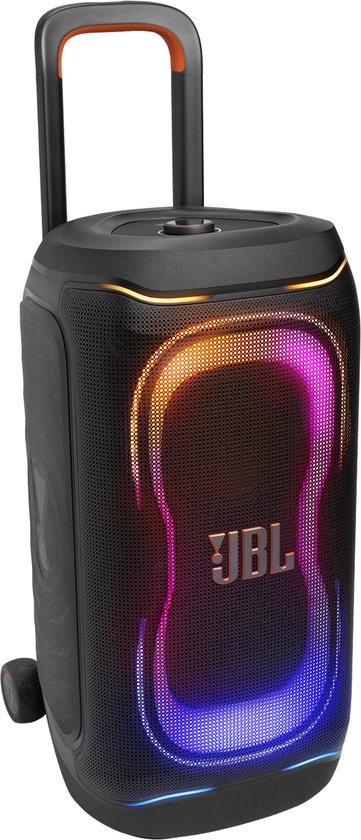 JBL PartyBox 330 - NIEUW - Draadloze Bluetooth Party Speaker – Op Wielen – Uitschuifbare Handgreep - Spatwaterdicht - LED verlichting - 18 uur - Zwart