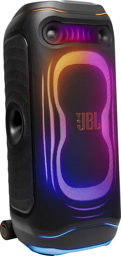 JBL PartyBox Ultimate 2 – Mega PartyBox – Bluetooth en WiFi PartyBox - Partyspeaker 1500W – Op Wielen en Handvat – LED verlichting - Zwart