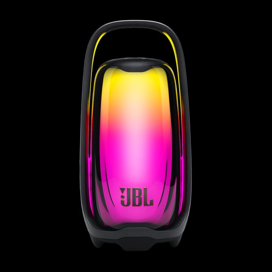 JBL Pulse 6 - Draagbare Bluetooth Speaker - Draadloze Muziek Box - 360° lichtshow – Nachtlamp – Sfeerverlichting – Sfeerlamp - Met Handgreep - 12 uur - Waterdicht - IP68 – Zwart