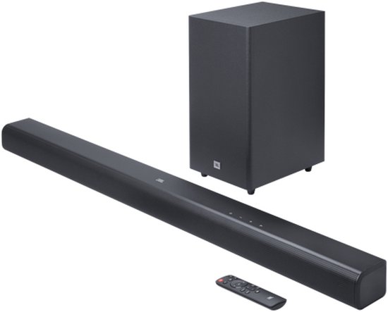 JBL SB580 - 3.1 Dolby Atmos Soundbar - Draadloze Subwoofer - Home Cinema Systeem voor TV - HDMI eARC - Bluetooth - Krachtige Bas - Zwart