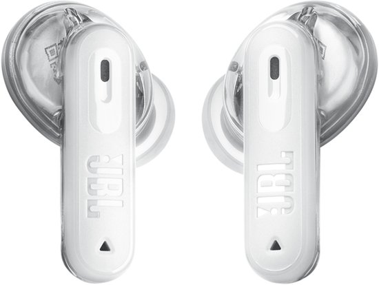 JBL Tune Beam 2 - Noise Cancelling Oordopjes - Oortjes Draadloos - Bluetooth - In-ear True Wireless - 48 uur speeltijd - IP54 - Ghost White