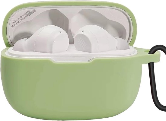 JBL Wave 200TWS siliconen beschermhoes, JBL Wave 200TWS case cover, ultradun, JBL Wave 200TWS beschermhoes - groen