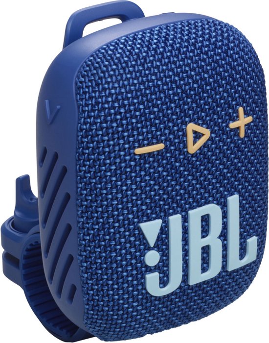 JBL Wind 3S - Draagbare Mini Bluetooth Speaker - Waterdicht - met gratis Handlebar-mount - Blauw van Merkloos
