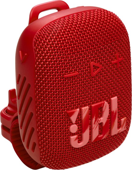 JBL Wind 3S - Draagbare Mini Bluetooth Speaker - Waterdicht - met gratis Handlebar-mount - Rood van JBL