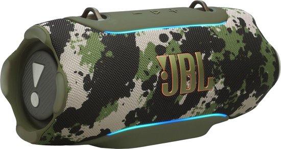 JBL Xtreme 5 - Draagbare Bluetooth Speaker - Incl Afneembare Schouderband - Met Sfeerverlichting - Draadloze Muziek Box - 28 uur - Waterdicht - IP68 - Squad - Camouflage - Groen van Merkloos