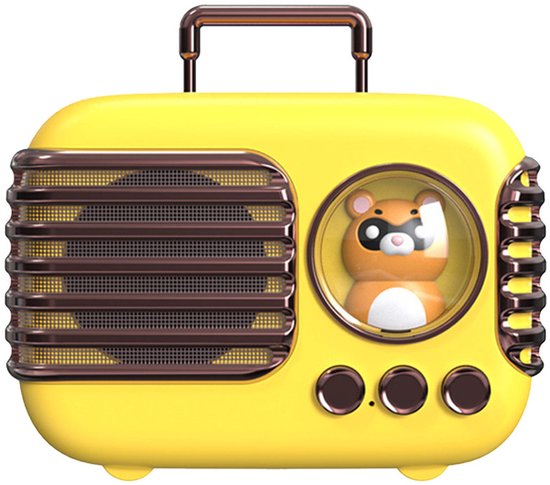 JeiibrZui Bluetooth-luidspreker - Tws Dual Pairing Stereosysteem - Draagbare Mini Speaker Met Microfoon 1 Stuk Geel van JeiibrZui